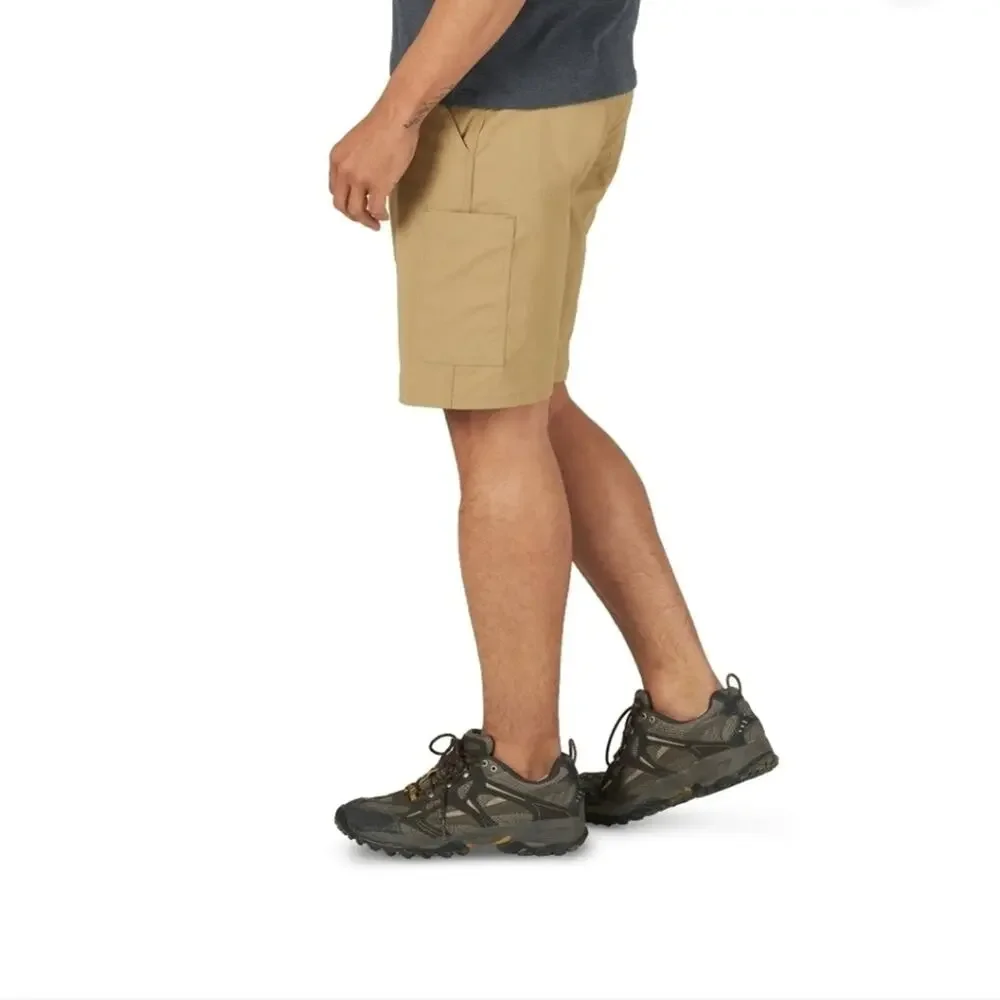 NWT Wrangler Big Men's Outdoor Performance Utility Short, Elmwood, Size 46